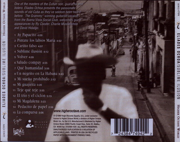 Eliades Ochoa Y El Cuarteto Patria - Sublime Ilusion (CD) - Image 2