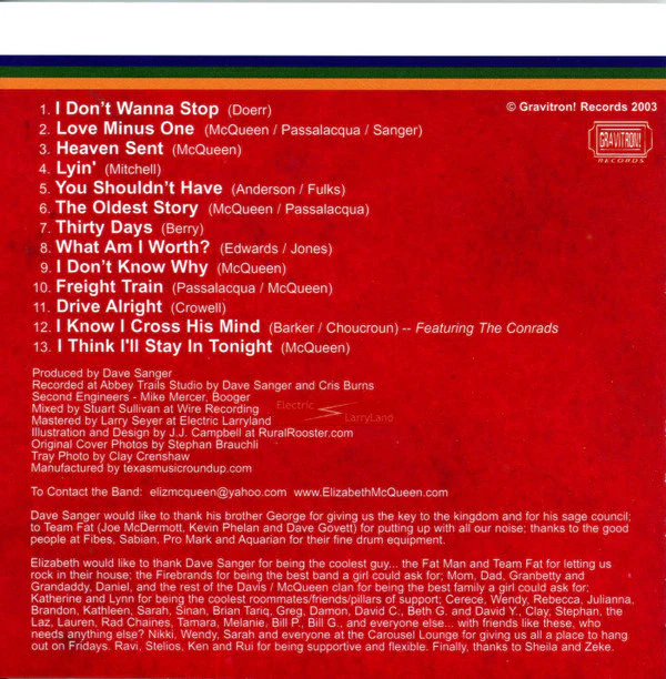 Elizabeth McQueen & The Firebrands - The Fresh Up Club (CD) - Image 4