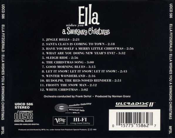 Ella Fitzgerald - Ella Wishes You A Swinging Christmas (CD) - Image 3