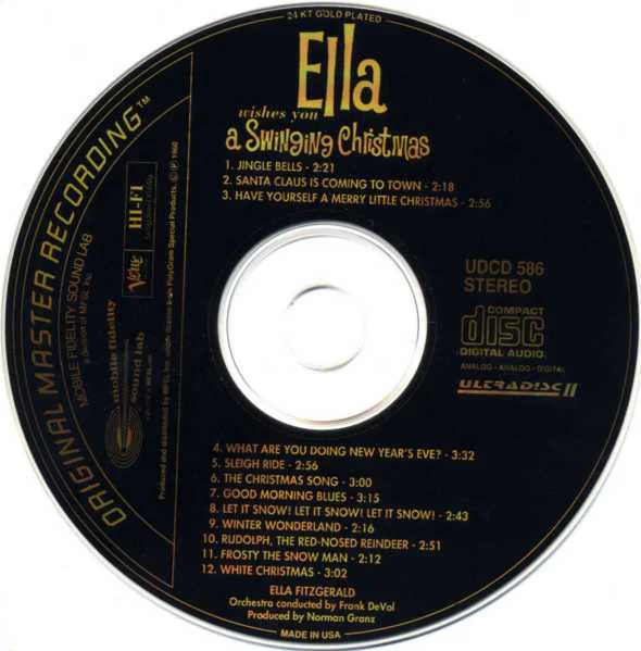 Ella Fitzgerald - Ella Wishes You A Swinging Christmas (CD) - Image 4