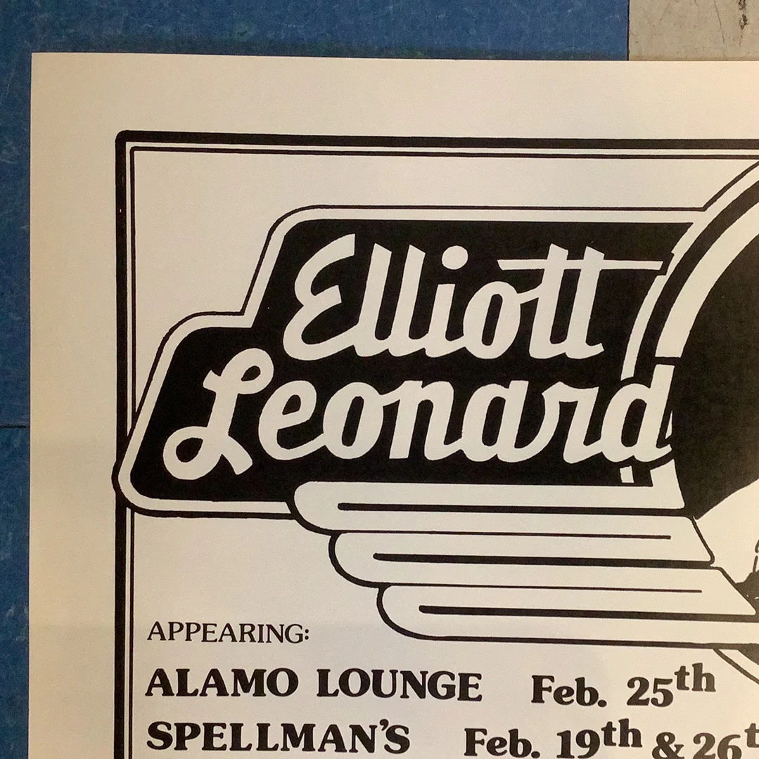 Elliott Leonard at Alamo Lounge and Spellman's (Poster) - Image 2