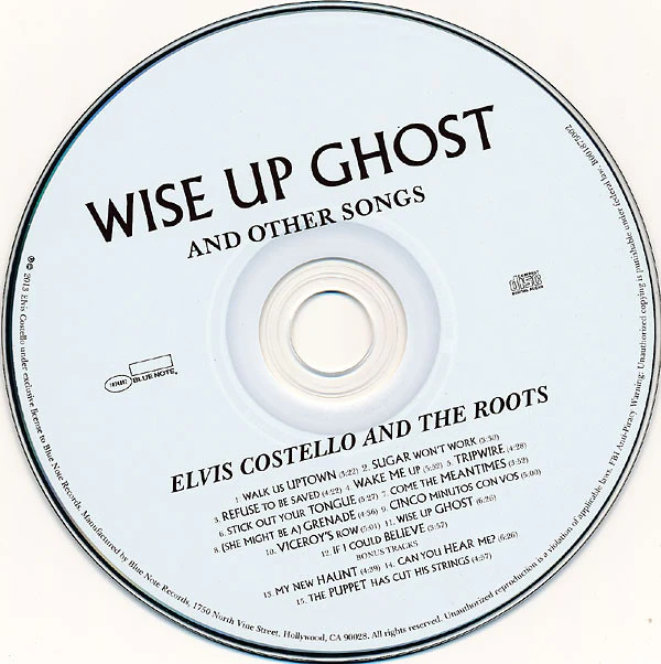 Elvis Costello And The Roots - Wise Up Ghost (And Other Songs 2013) (CD) - Image 3
