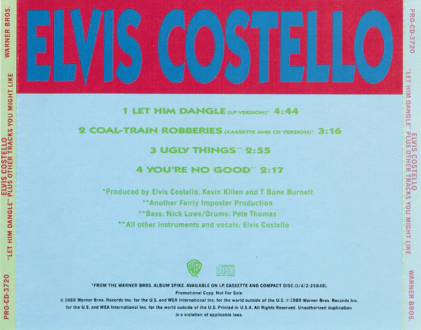 Elvis Costello - Let Him Dangle (Plus Other Tracks You Might Like) (CD)