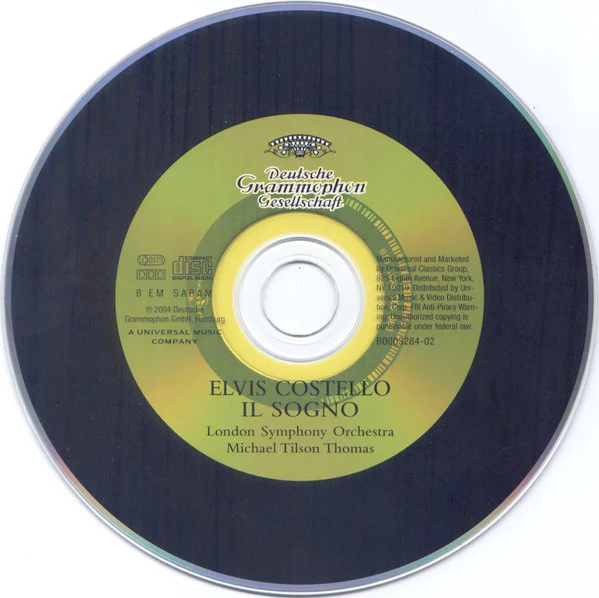 Elvis Costello / London Symphony Orchestra / Michael Tilson Thomas - Il Sogno (CD) - Image 3