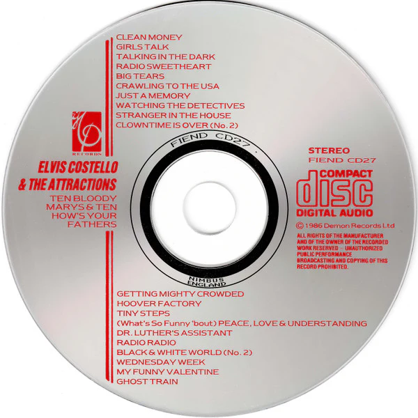 Elvis Costello & The Attractions - Ten Bloody Marys & Ten How's Your Fathers (CD) - Image 3