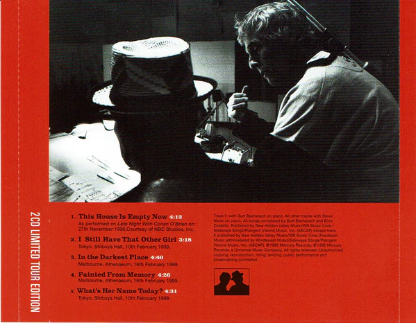 Elvis Costello With Burt Bacharach - Painted From Memory (2CD Limited Tour Edition) (CD) - Image 3