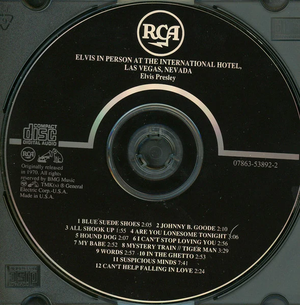 Elvis Presley - Elvis In Person At The International Hotel, Las Vegas, Nevada   (CD) - Image 3