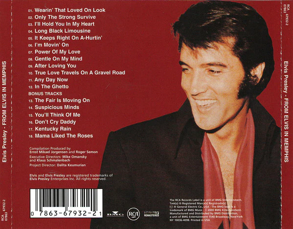 Elvis Presley - From Elvis In Memphis (CD) - Image 2