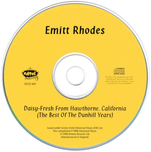 Emitt Rhodes - Daisy-Fresh From Hawthorne, California (The Best Of  The Dunhill Years) (CD) - Image 3
