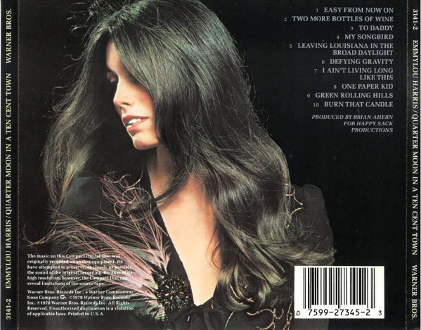 Emmylou Harris - Quarter Moon In A Ten Cent Town (CD) - Image 2