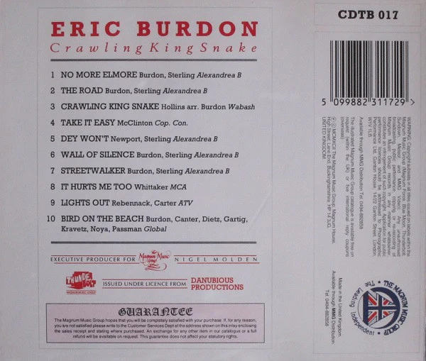 Eric Burdon - Crawling King Snake (CD) - Image 2