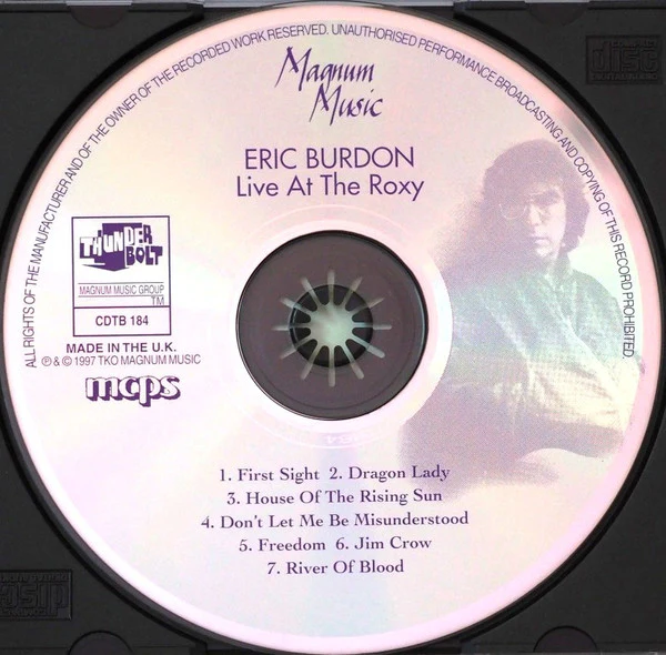 Eric Burdon - Live At The Roxy (CD) - Image 3