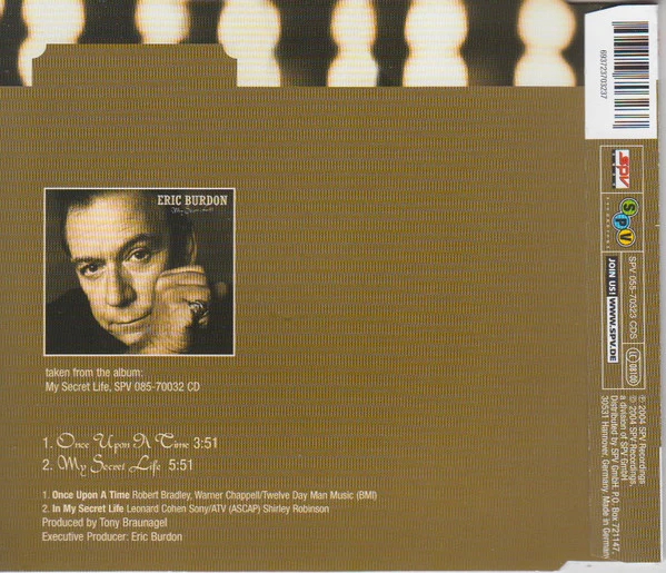 Eric Burdon - Once Upon A Time (CD) - Image 2
