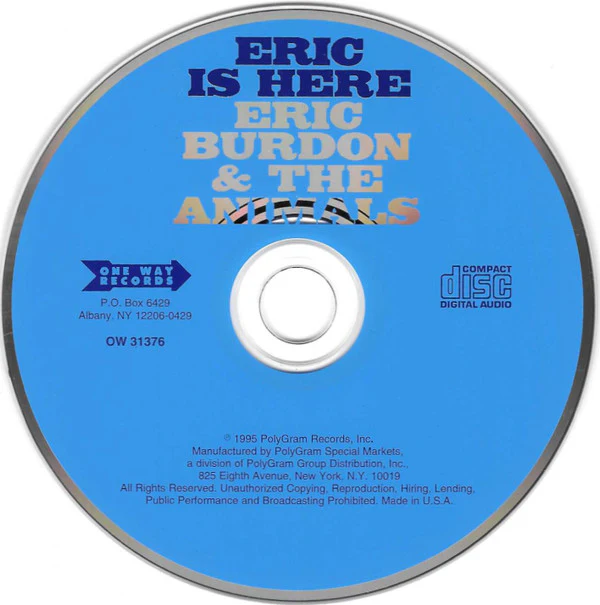Eric Burdon & The Animals - Eric Is Here (CD) - Image 3