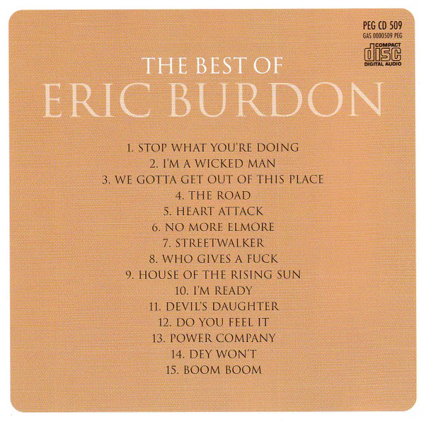 Eric Burdon - The Best Of Eric Burdon (CD) - Image 2