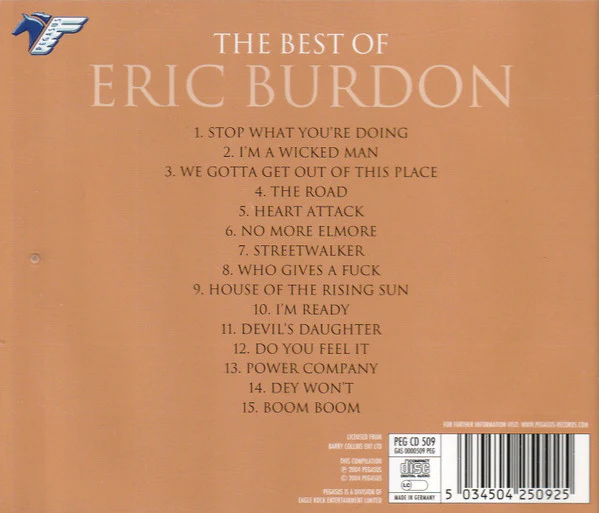 Eric Burdon - The Best Of Eric Burdon (CD) - Image 3