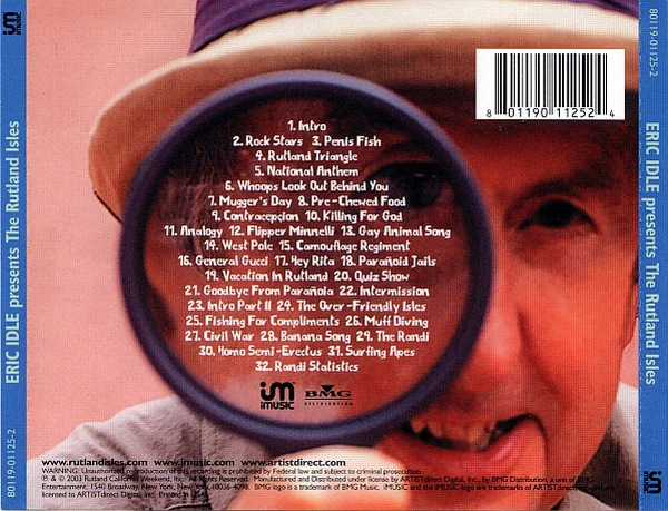 Eric Idle - The Rutland Isles: A Visit To Liberaçion And Parañoia (CD) - Image 2