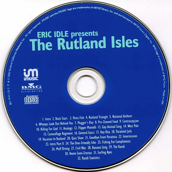 Eric Idle - The Rutland Isles: A Visit To Liberaçion And Parañoia (CD) - Image 3