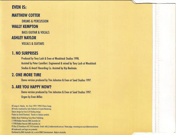 Even - No Surprises (CD) - Image 2