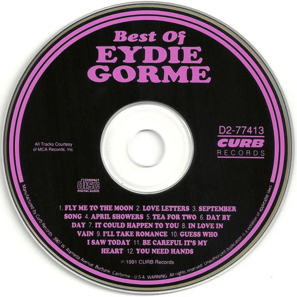 Eydie Gormé - Best Of Eydie Gorme (CD) - Image 3