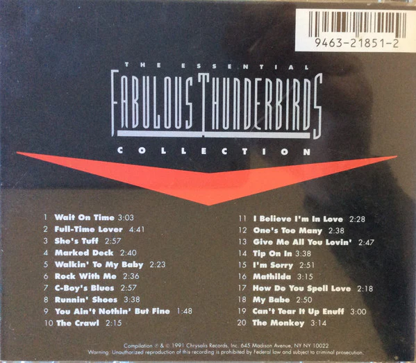 The Fabulous Thunderbirds - The Essential Fabulous Thunderbirds (CD) - Image 2
