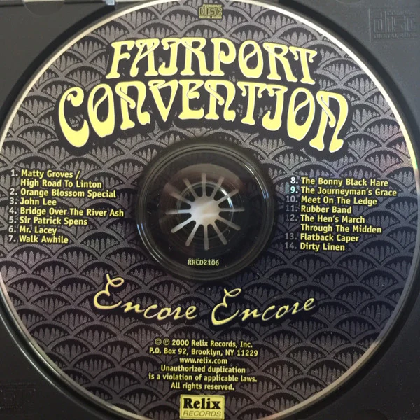 Fairport Convention - Encore Encore (CD) - Image 3