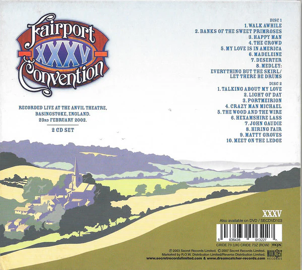 Fairport Convention - On The Ledge (35th Anniversary Concert) (CD) - Image 2