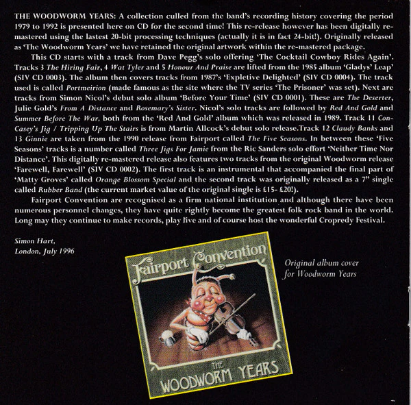 Fairport Convention - The Woodworm Years (CD) - Image 4