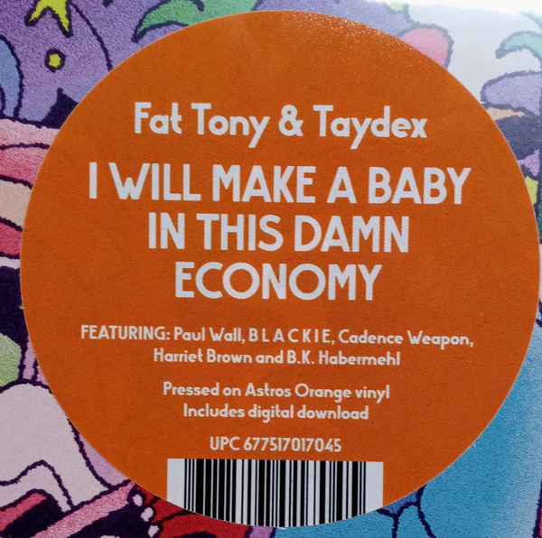 Fat Tony & Taydex - I Will Make A Baby In This Damn Economy (Vinyl) - Image 3