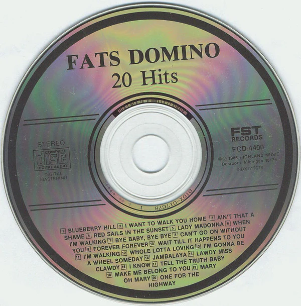 Fats Domino - 20 Hits (CD) - Image 3