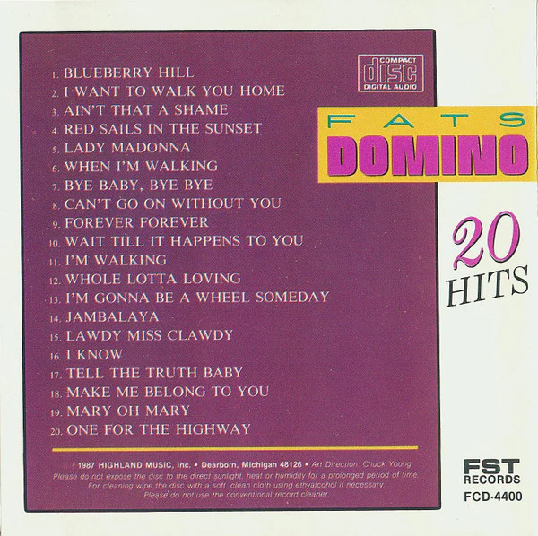 Fats Domino - 20 Hits (CD) - Image 4