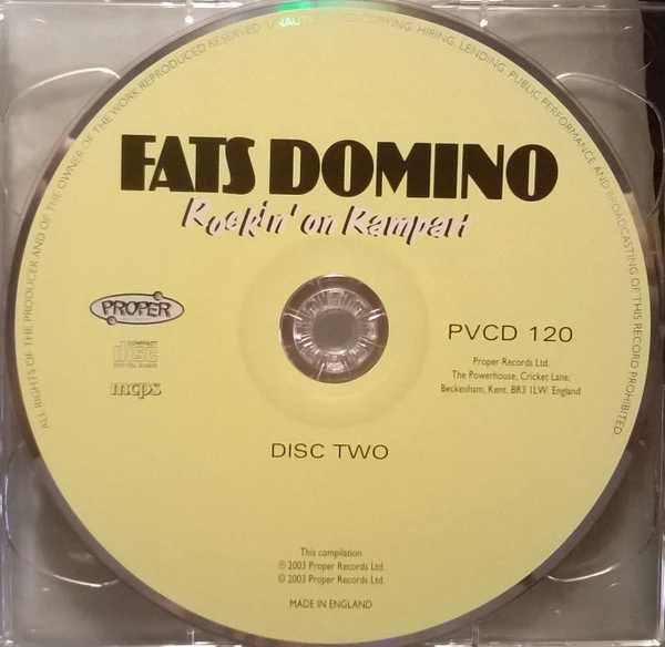 Fats Domino - Rockin' On Rampart (CD) - Image 5