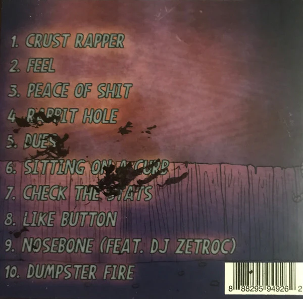 Feral The Earthworm - Dumpster Fire (CD) - Image 2
