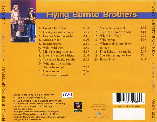 The Flying Burrito Bros - Flying Burrito Brothers (CD) - Image 2