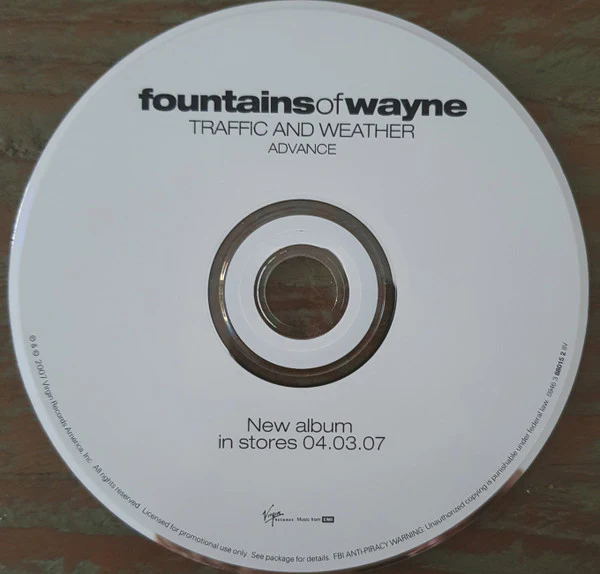 Fountains Of Wayne - Traffic And Weather (CD) - Image 3