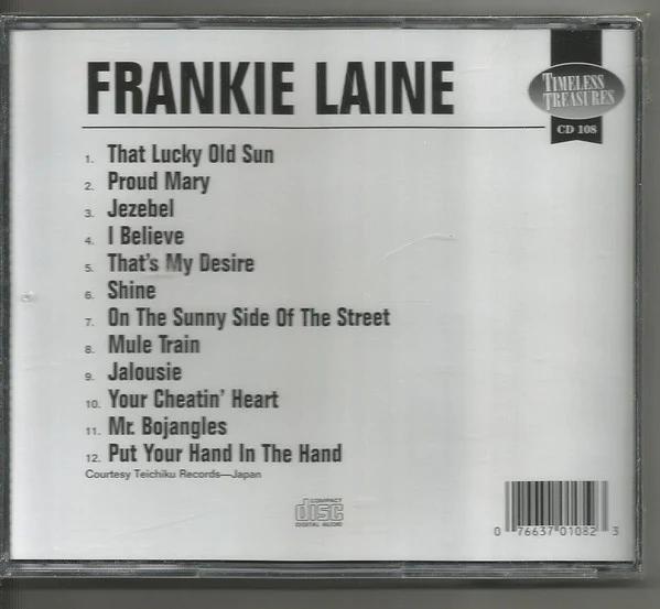 Frankie Laine - Timeless Treasures (CD) - Image 2