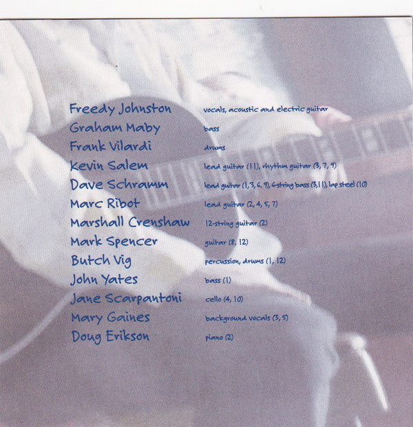 Freedy Johnston - This Perfect World (CD) - Image 5