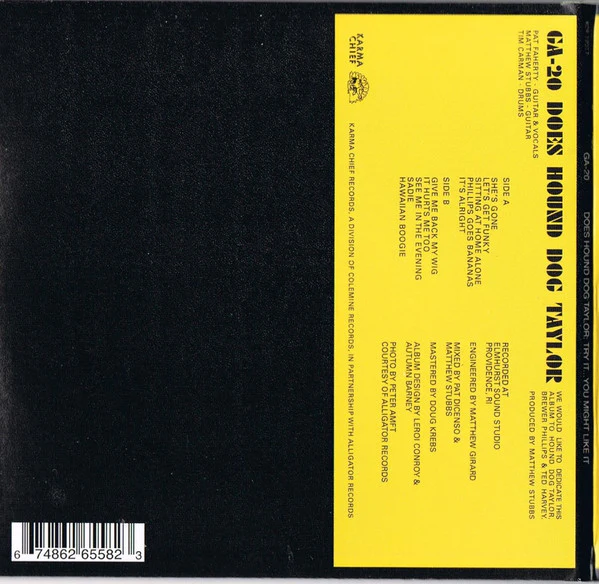 GA-20 - Does Hound Dog Taylor: Try It...You Might Like It! (CD) - Image 2