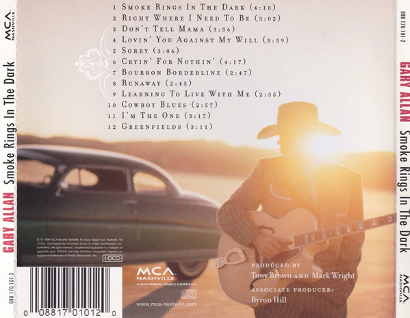 Gary Allan - Smoke Rings In The Dark (CD) - Image 2