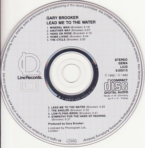 Gary Brooker - Lead Me To The Water (CD) - Image 4