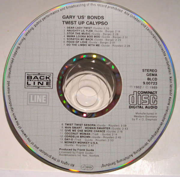 Gary U.S. Bonds - Twist Up Calypso (CD) - Image 3