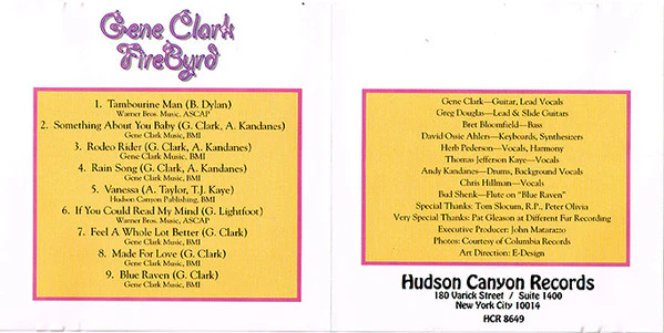Gene Clark - FireByrd (CD) - Image 2