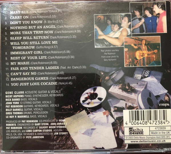 Gene Clark - Under The Silvery Moon (CD) - Image 2