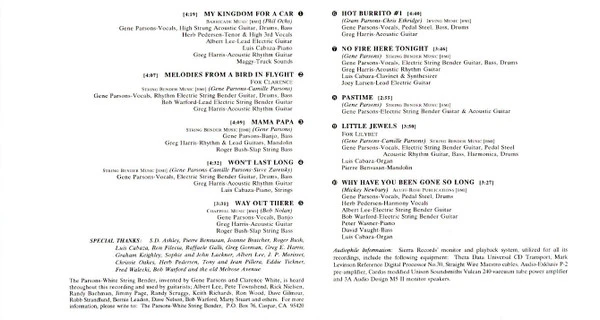 Gene Parsons - Melodies (CD) - Image 2