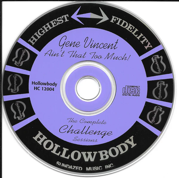 Gene Vincent - Ain't That Too Much: The Complete Challenge Sessions (CD) - Image 4