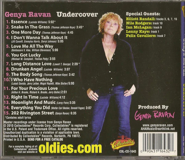 Genya Ravan - Undercover (CD) - Image 2