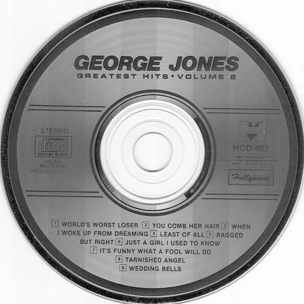 George Jones  - Greatest Hits - Volume 2 (CD) - Image 3