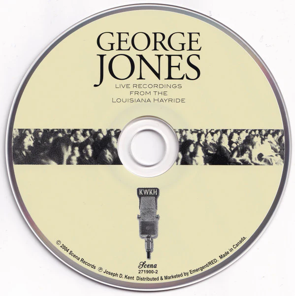 George Jones  - Live Recordings From The Louisiana Hayride (CD, Album) - Image 3