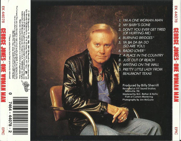 George Jones  - One Woman Man (CD) - Image 2