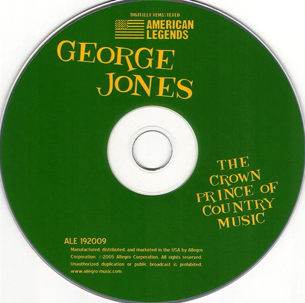 George Jones  - The Crown Prince Of Country Music (CD) - Image 2